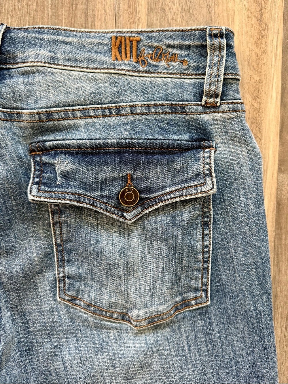 KUT from the Kloth Nicole Cropped Bootcut Jeans Size 12 - Picture 10 of 13